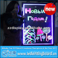 2013 new neon effect led miracle ad board